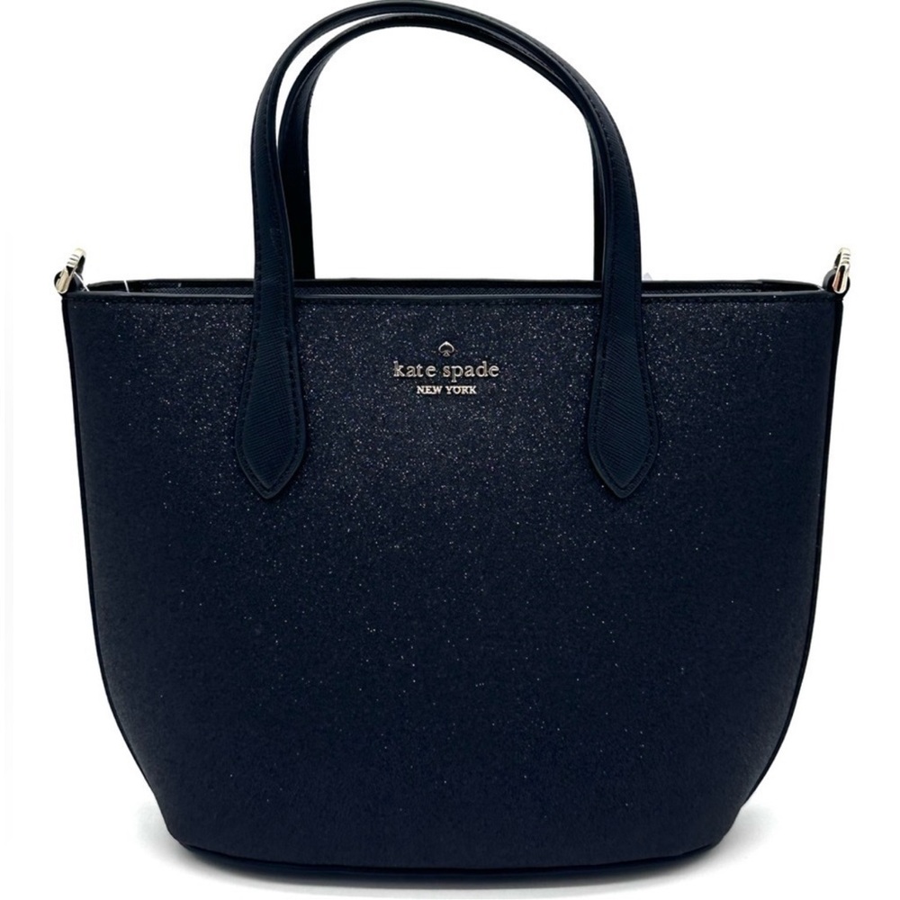 Kate Spade Glimmer Satchel Bag Black (NWT) - Picture 4 of 13